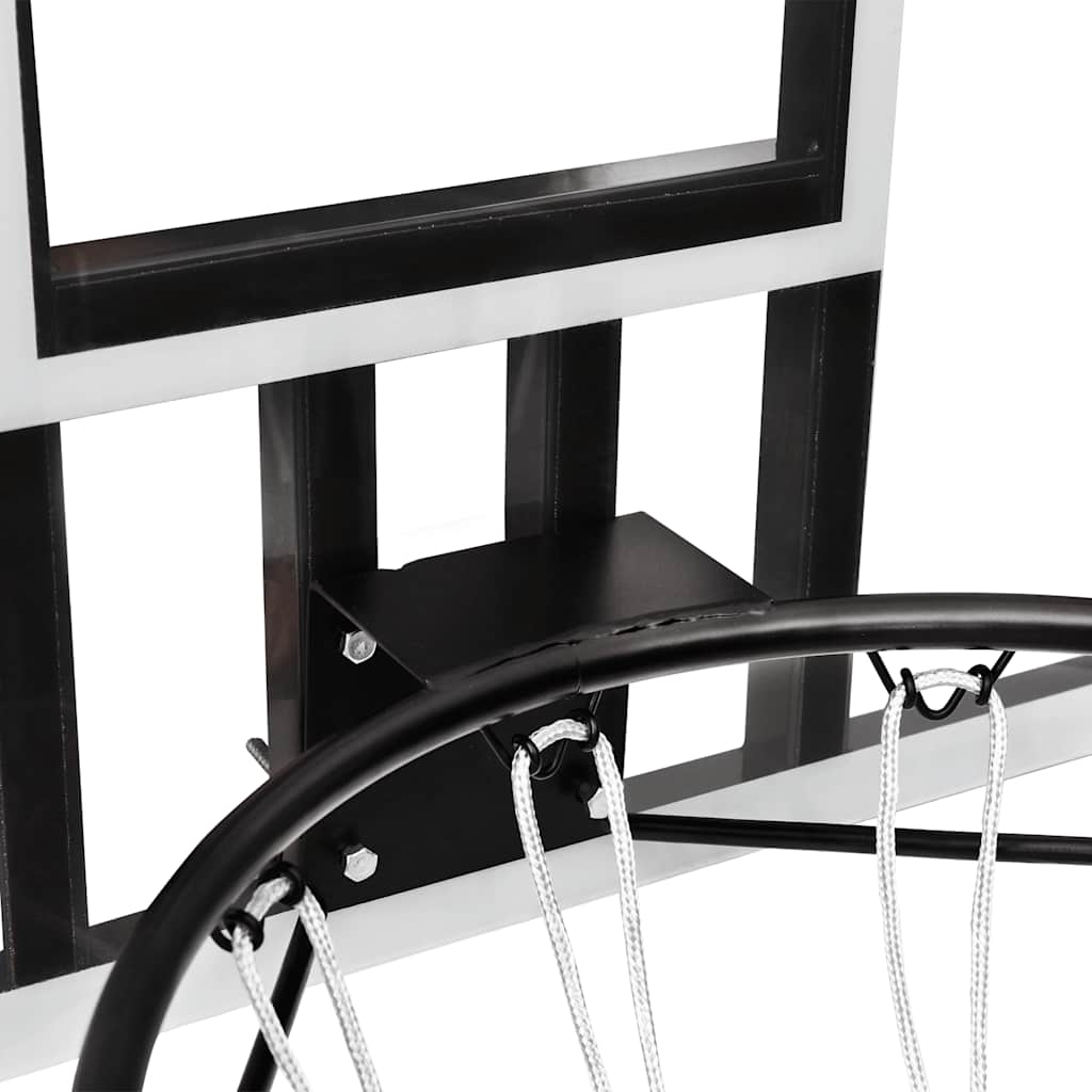 Basketball Hoop Transparent 90x60x2.5 cm Polycarbonate