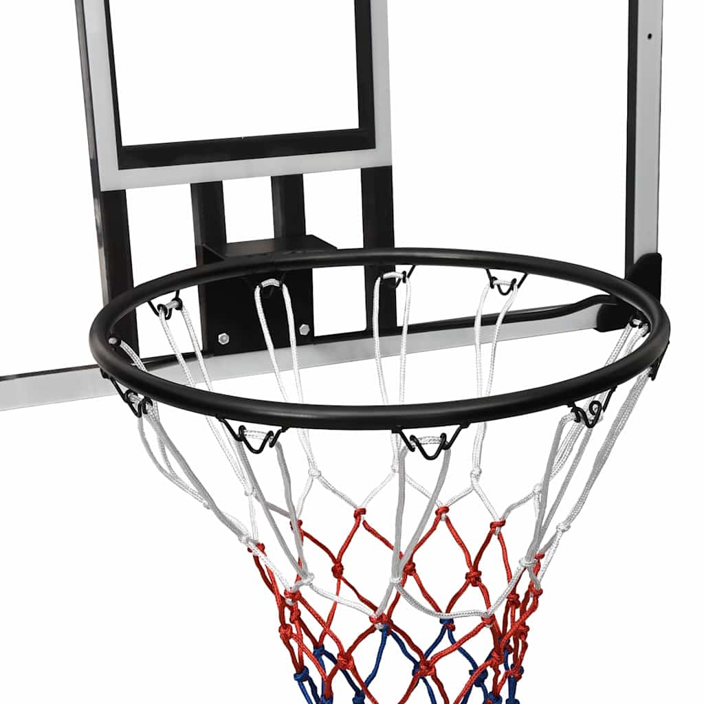 Basketball Hoop Transparent 90x60x2.5 cm Polycarbonate