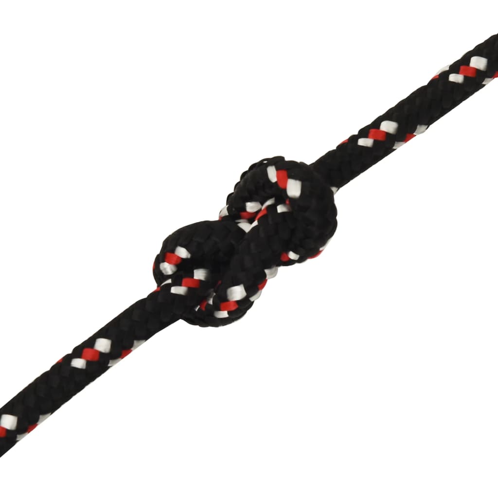 Boat rope black 14 mm 100 m polypropylene