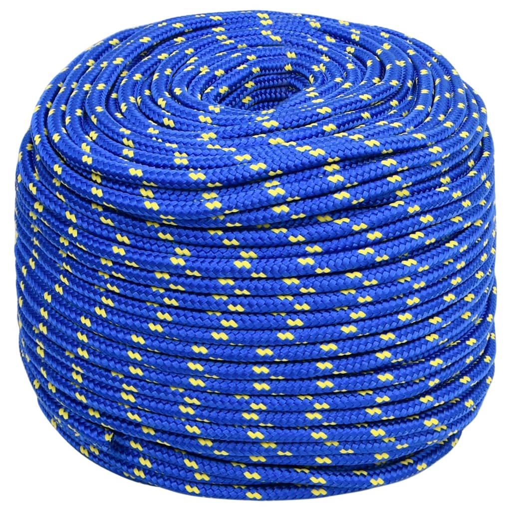 Boat rope blue 6 mm 50 m polypropylene