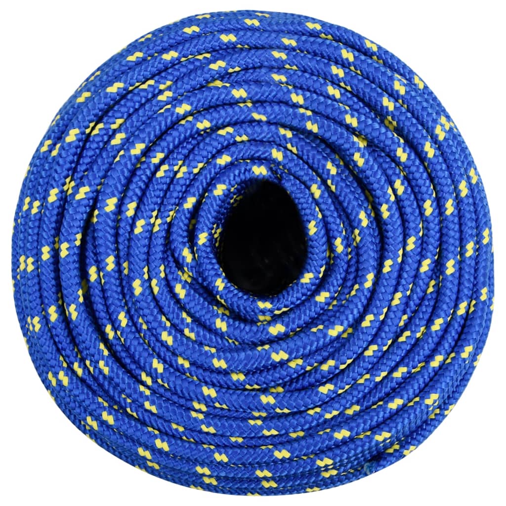 Boat rope blue 6 mm 50 m polypropylene