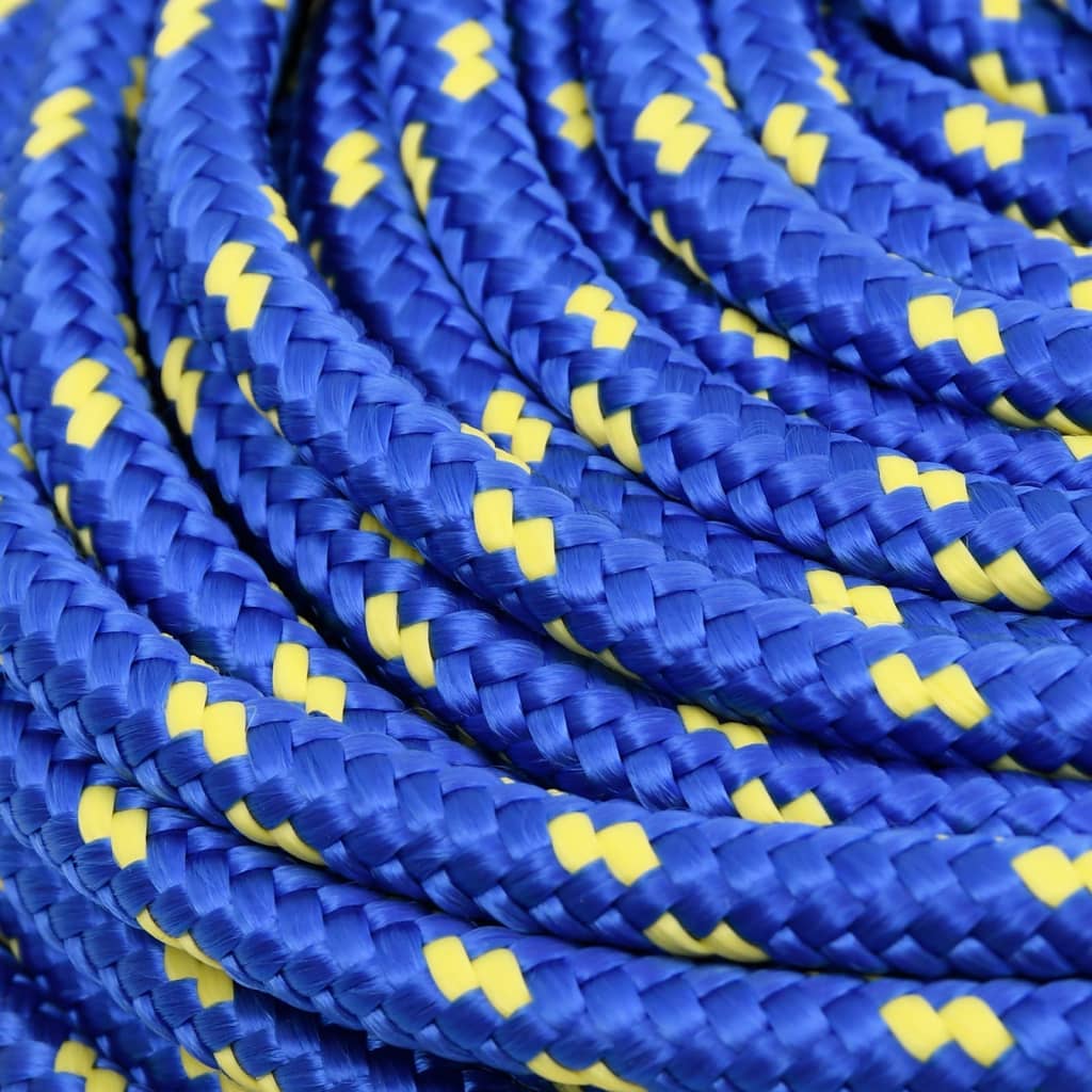 Boat rope blue 6 mm 50 m polypropylene