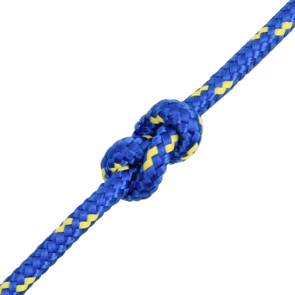 Boat rope blue 6 mm 50 m polypropylene