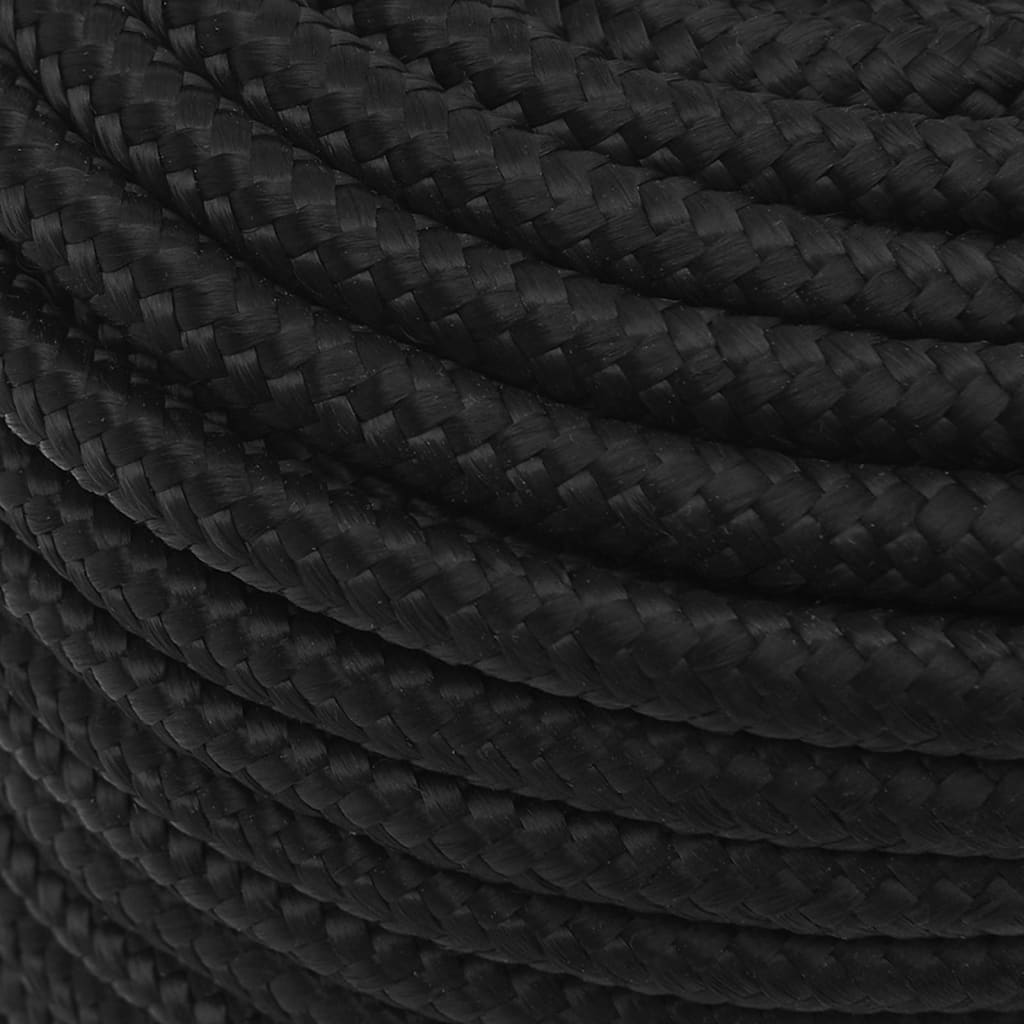 Boat rope black 12 mm 250 m polypropylene