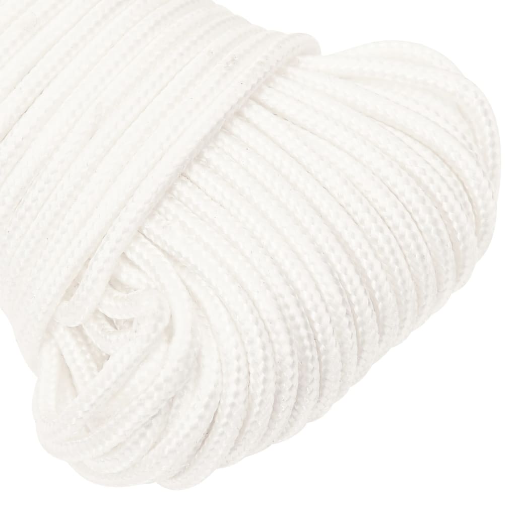 Boat rope white 3 mm 50 m polypropylene