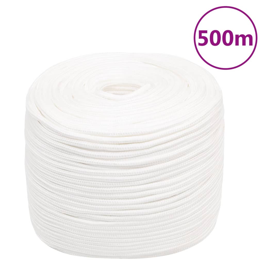 Boat rope white 8 mm 500 m polypropylene