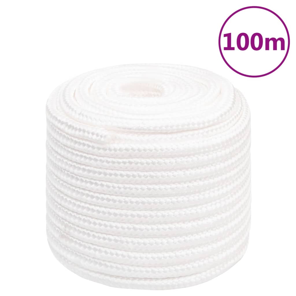 Boat rope white 16 mm 100 m polypropylene