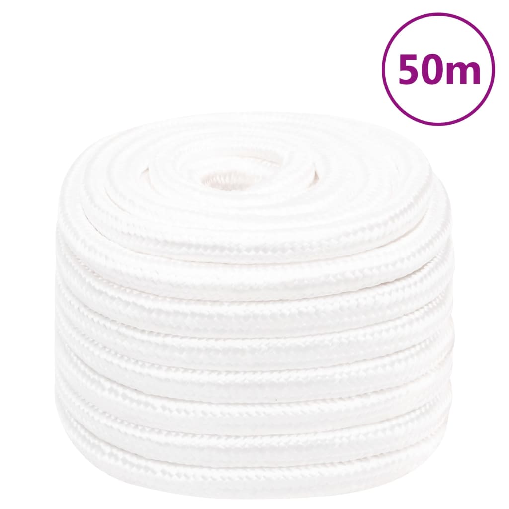 Boat rope white 20 mm 50 m polypropylene