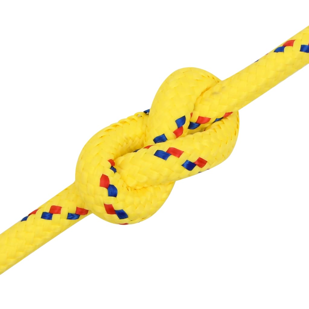 Boat rope yellow 16 mm 50 m polypropylene