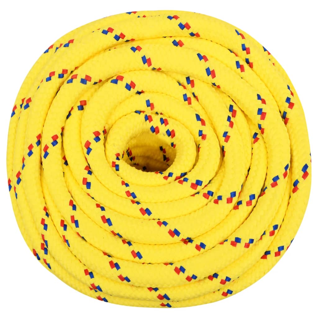 Boat rope yellow 18 mm 25 m polypropylene