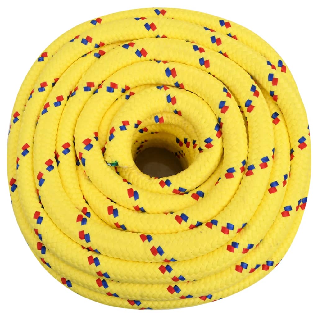 Boat rope yellow 20 mm 25 m polypropylene