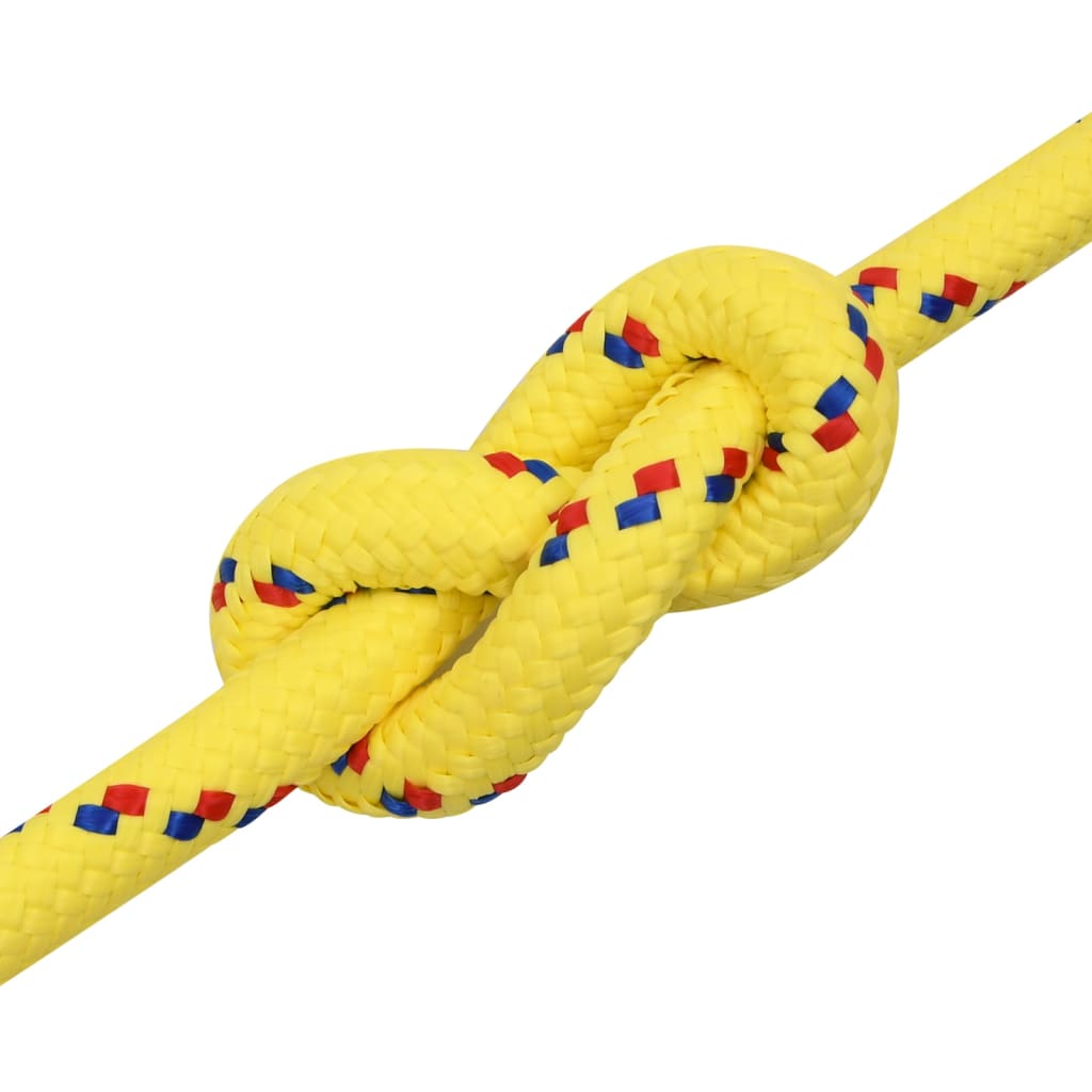 Boat rope yellow 20 mm 25 m polypropylene