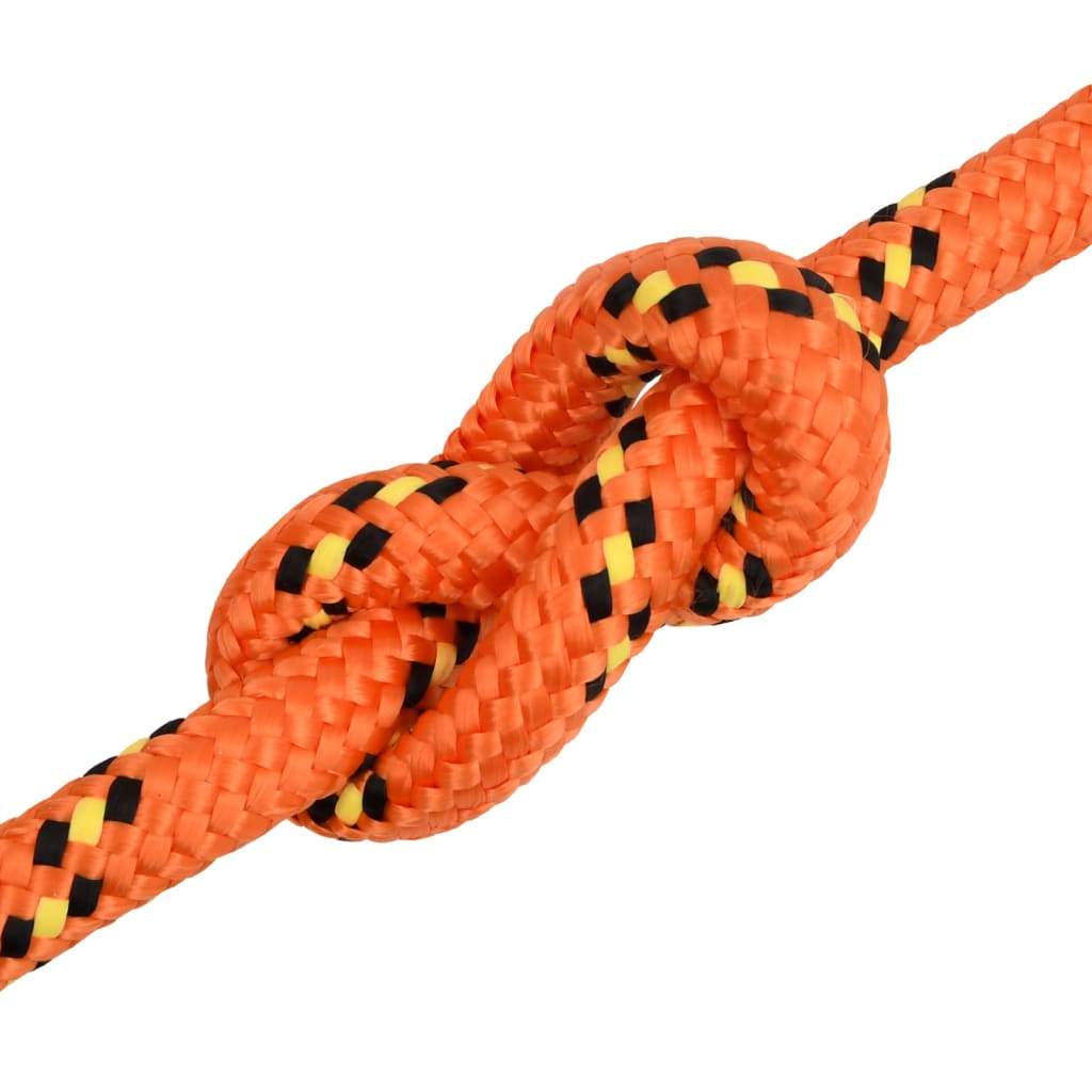 Boat rope orange 20 mm 50 m polypropylene
