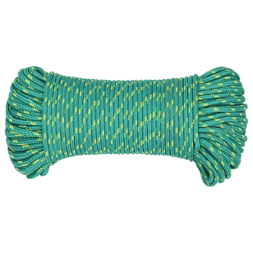Boat rope green 5 mm 500 m polypropylene