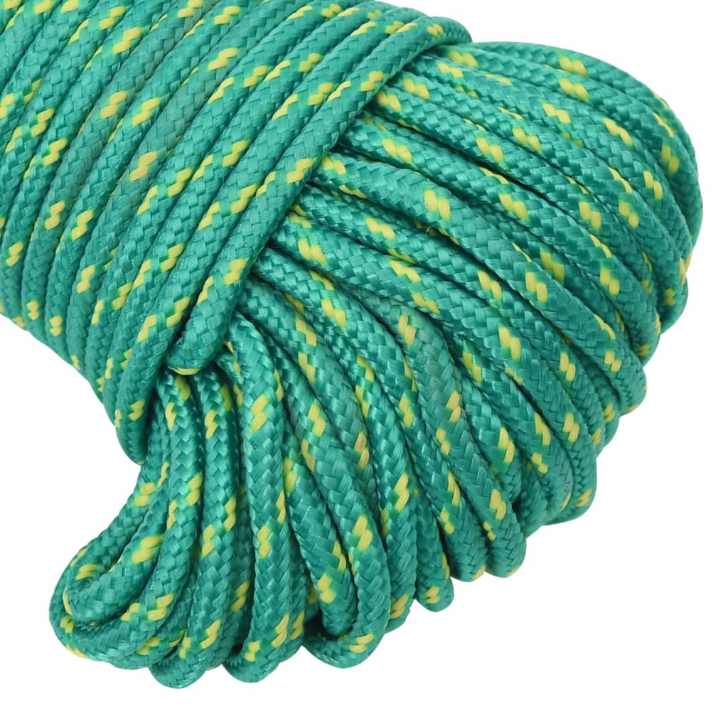Boat rope green 5 mm 500 m polypropylene