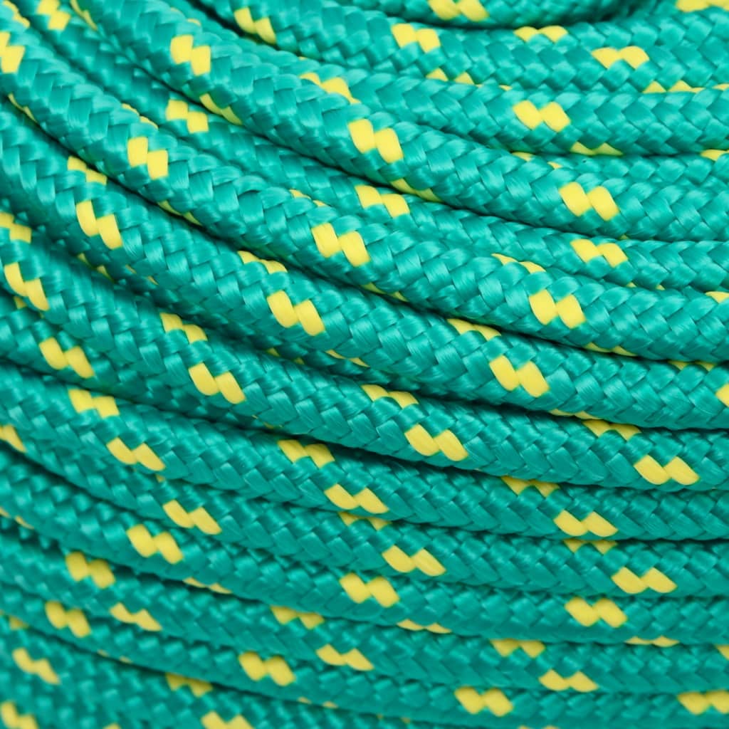 Boat rope green 10 mm 50 m polypropylene