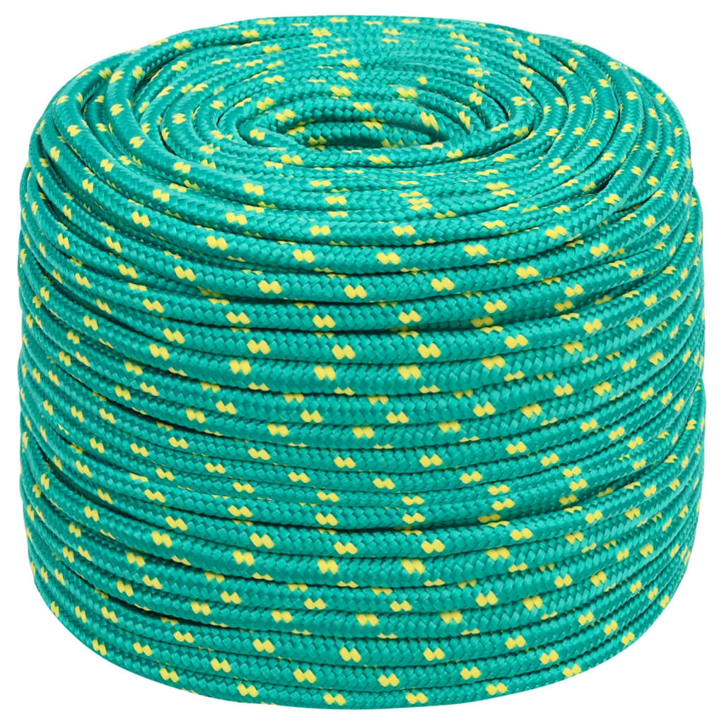 Boat rope green 10 mm 100 m polypropylene