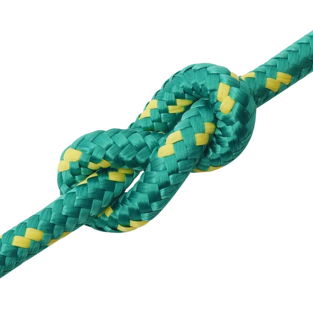 Boat rope green 14 mm 100 m polypropylene