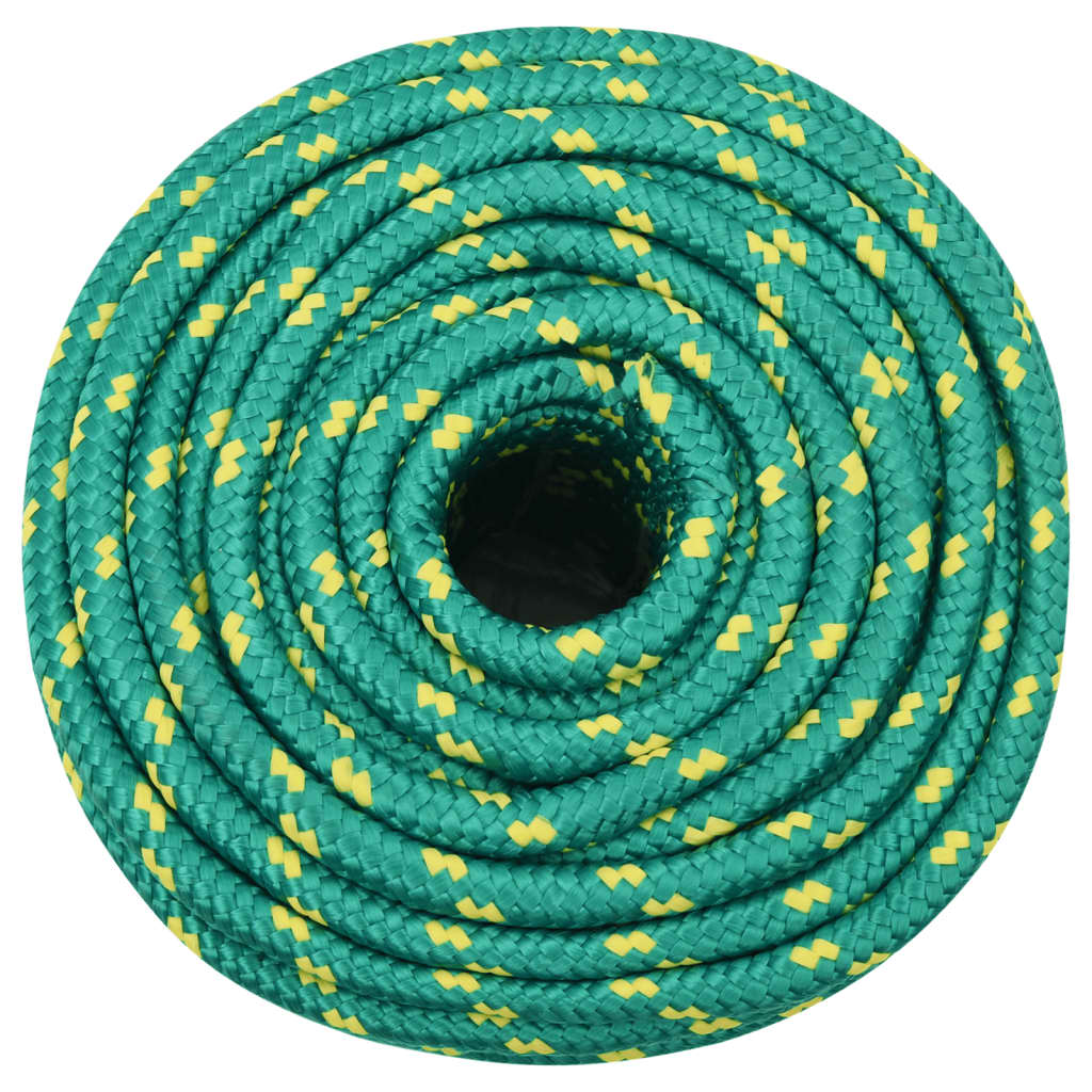 Boat rope green 14 mm 250 m polypropylene