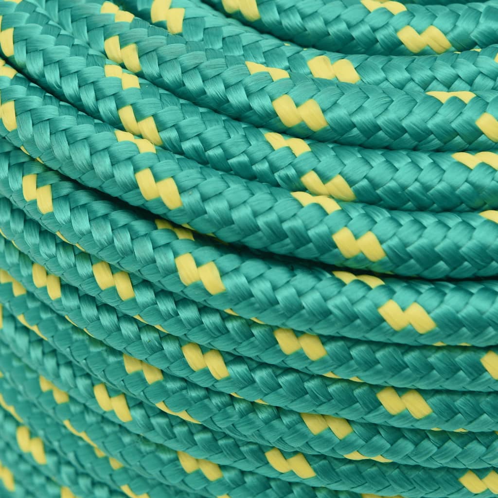 Boat rope green 14 mm 250 m polypropylene