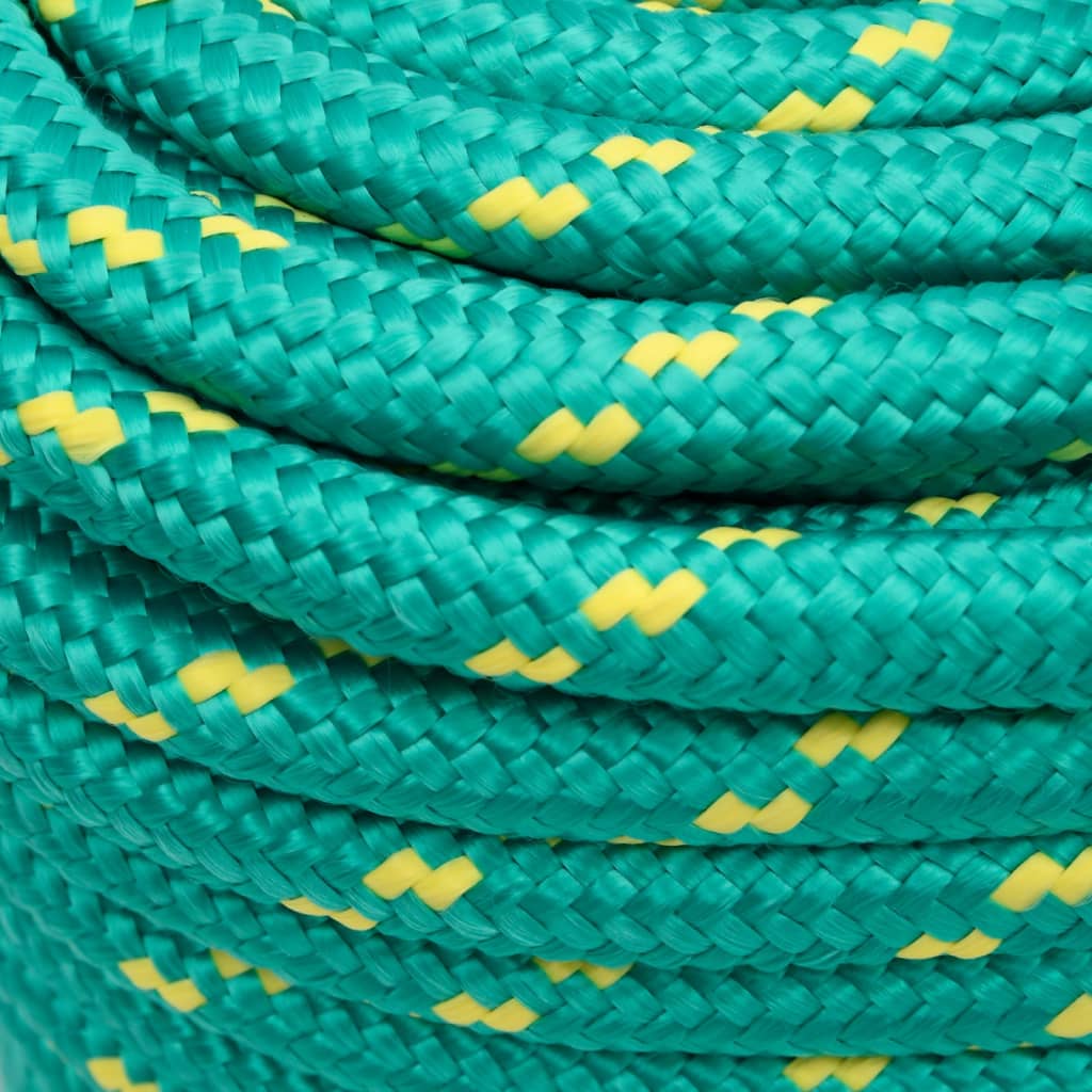 Boat rope green 18 mm 100 m polypropylene