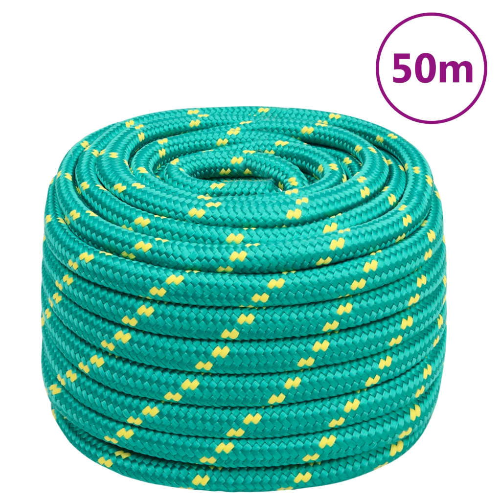Boat rope green 20 mm 50 m polypropylene