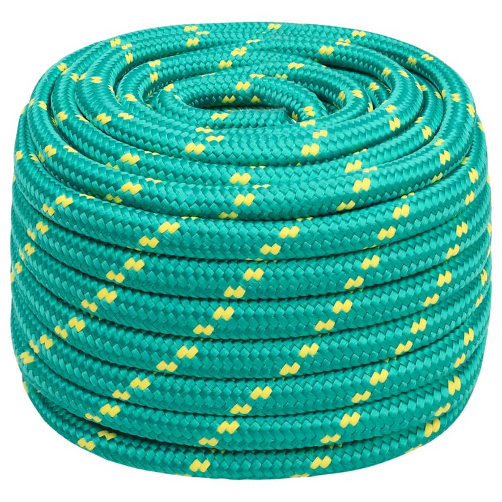 Boat rope green 20 mm 100 m polypropylene