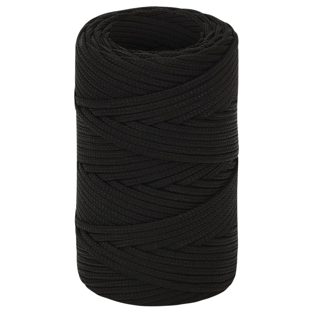 Work rope black 2 mm 500 m polyester