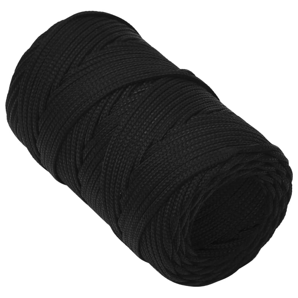 Work rope black 2 mm 500 m polyester