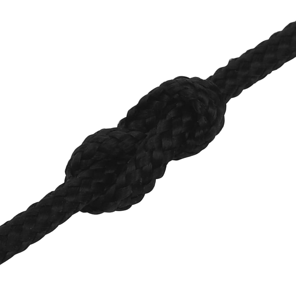 Work rope black 2 mm 500 m polyester