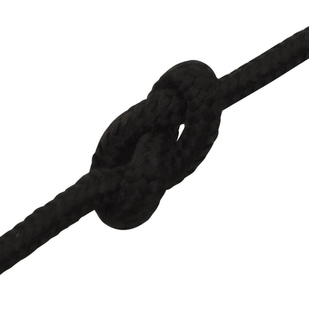 Work rope black 3 mm 250 m polyester