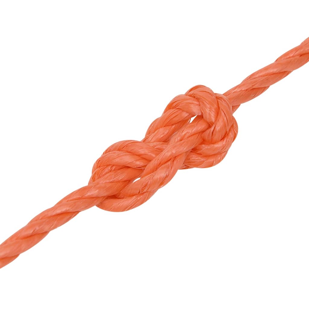 Work rope orange 8 mm 25 m polypropylene