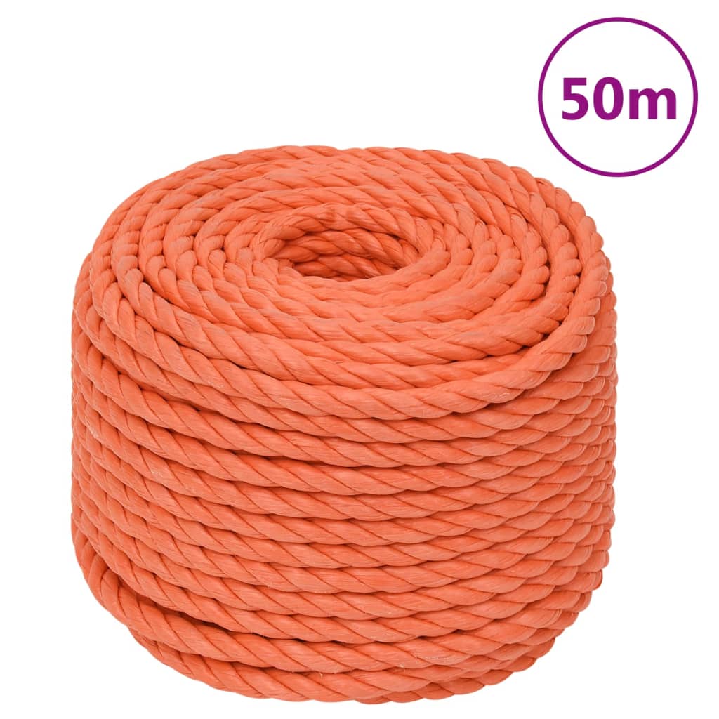 Work rope orange 16 mm 50 m polypropylene