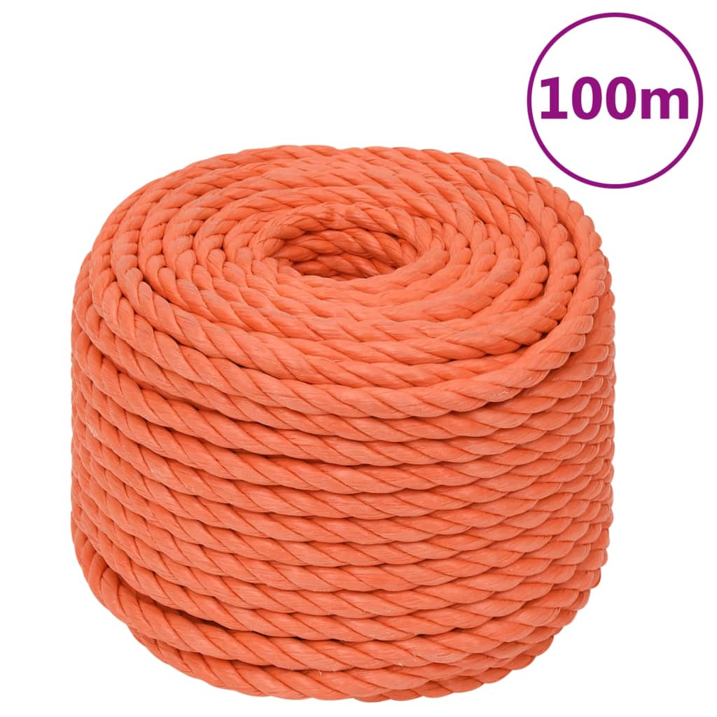 Work rope orange 24 mm 100 m polypropylene