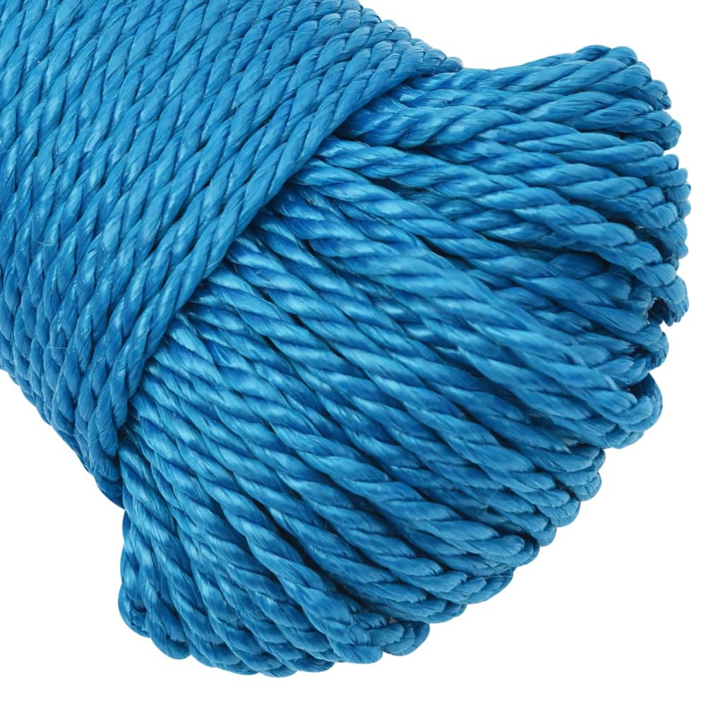 Work rope blue 8 mm 100 m polypropylene