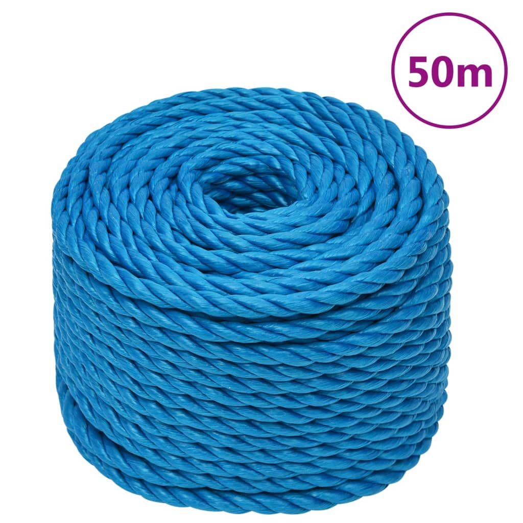 Work rope blue 12 mm 50 m polypropylene
