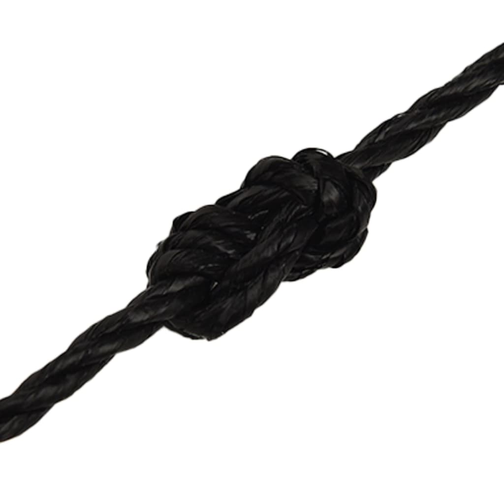 Work rope black 6 mm 250 m polypropylene