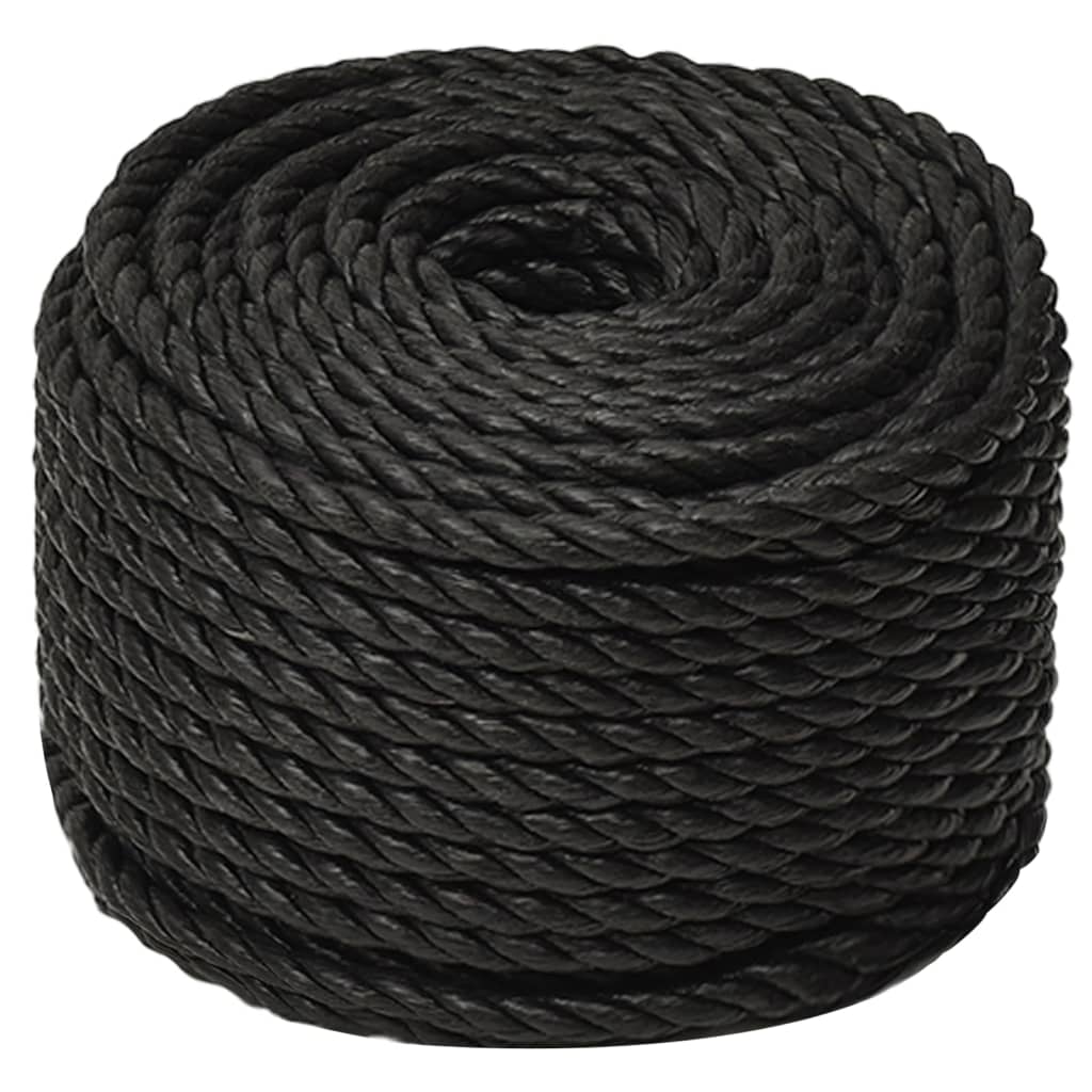 Work rope black 10 mm 50 m polypropylene