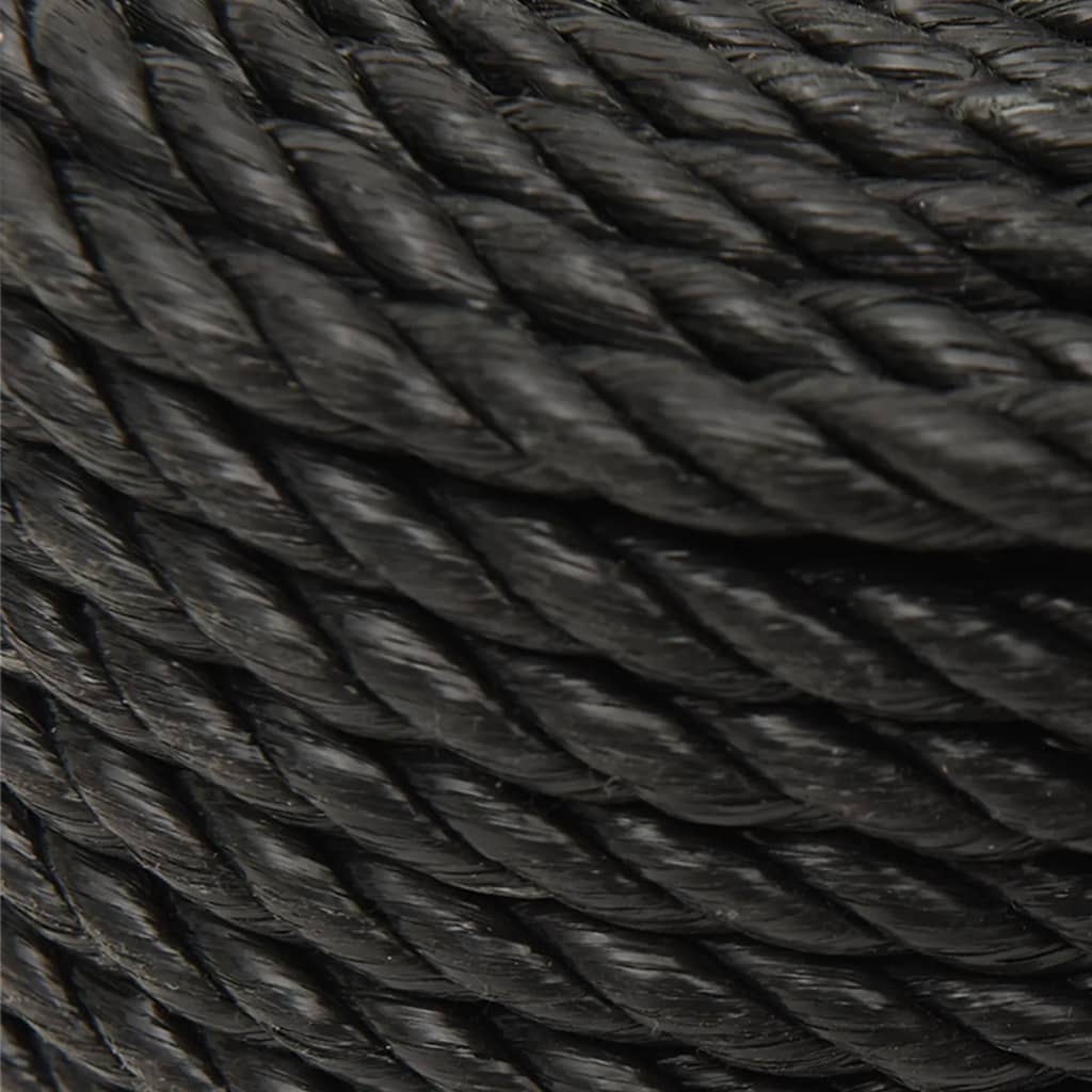 Work rope black 14 mm 25 m polypropylene