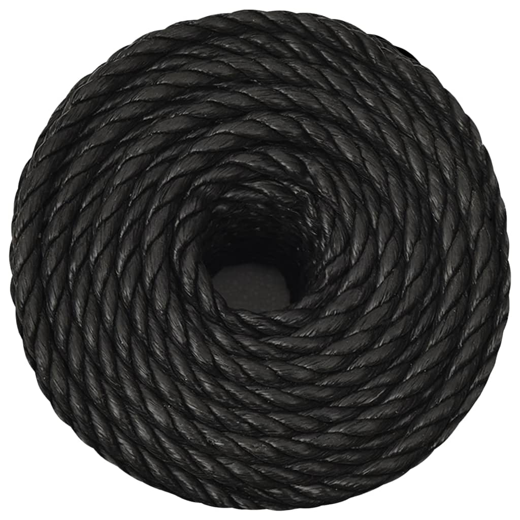 Work rope black 20 mm 100 m polypropylene