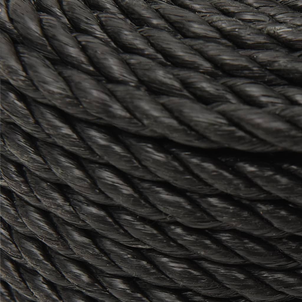 Work rope black 20 mm 100 m polypropylene