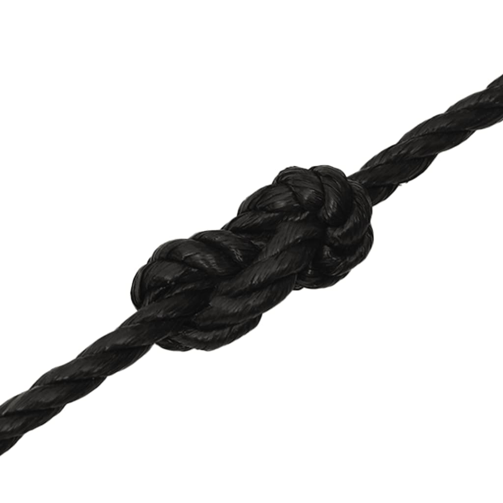 Work rope black 20 mm 100 m polypropylene