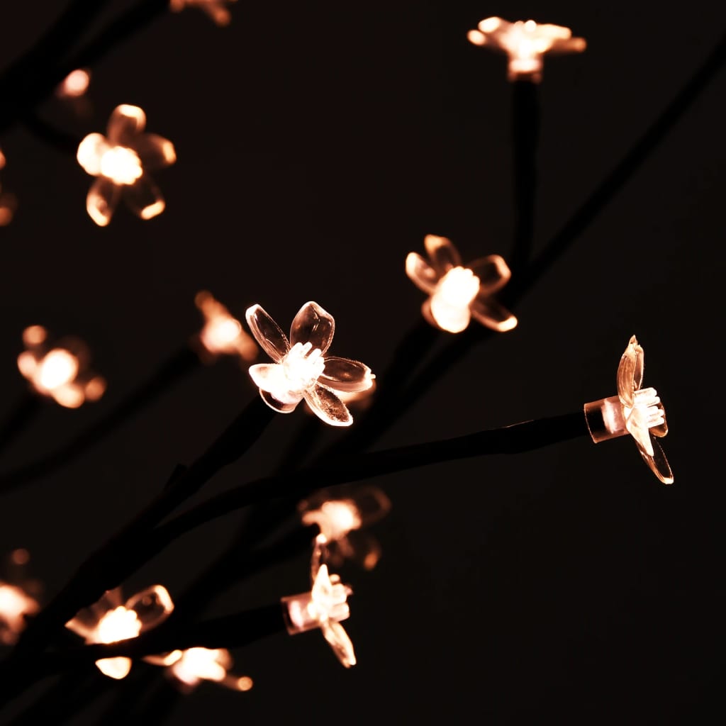 LED tree with cherry blossoms, warm white, 368 LEDs, 300 cm