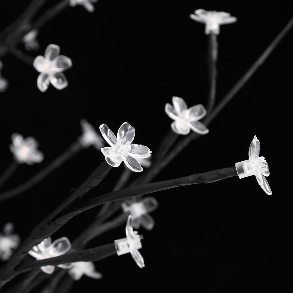 LED tree with cherry blossoms, warm white, 368 LEDs, 300 cm