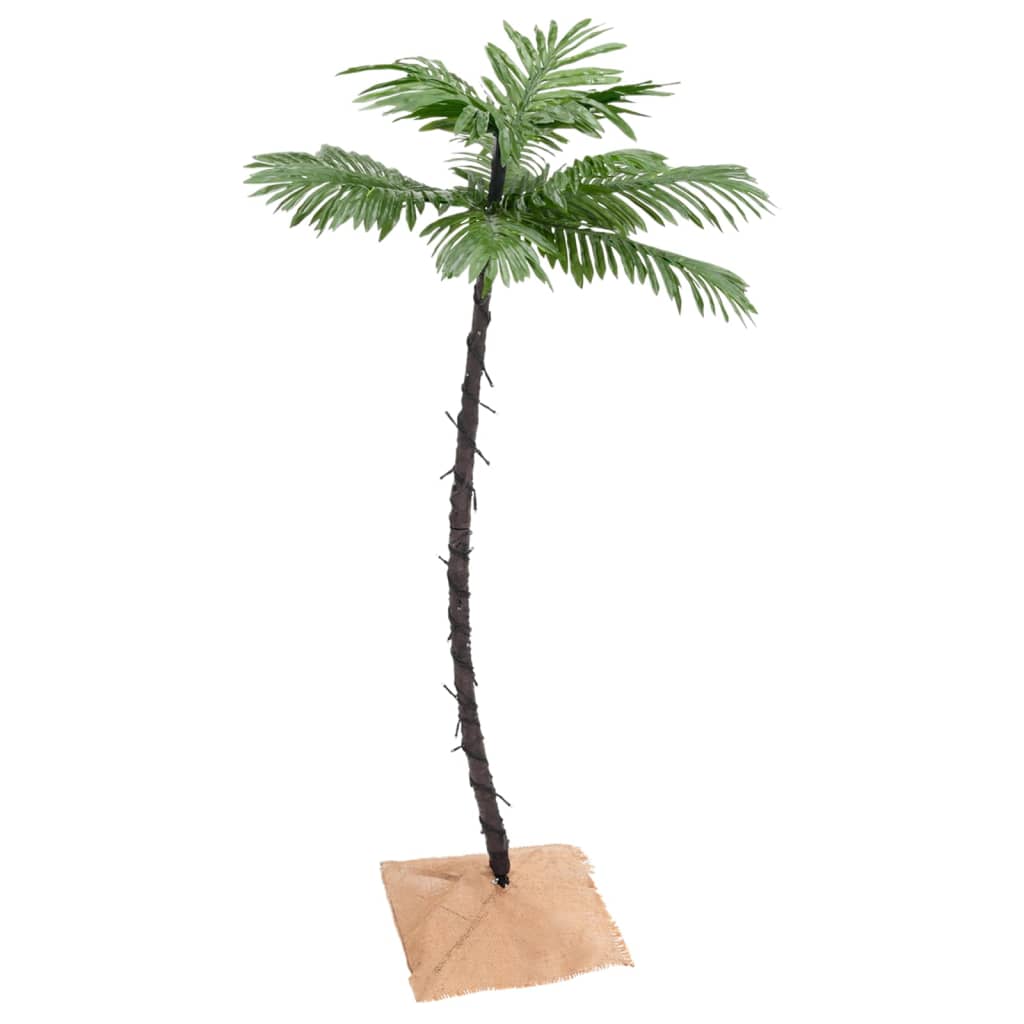 Artificial palm tree LED warm white 72 LEDs 120 cm