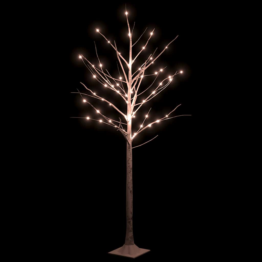 LED birch warm white 96 LEDs 180 cm