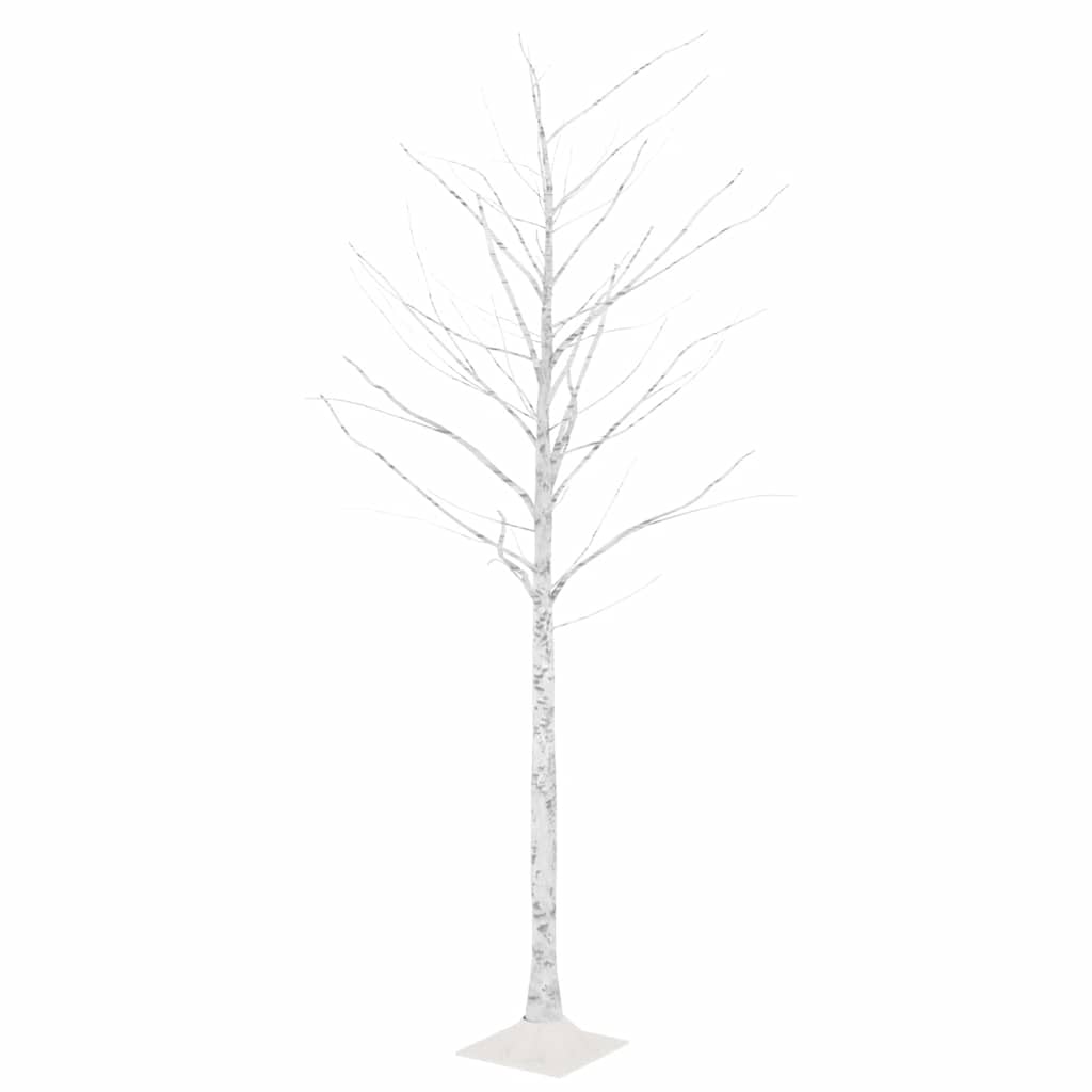 LED birch warm white 128 LEDs 220 cm