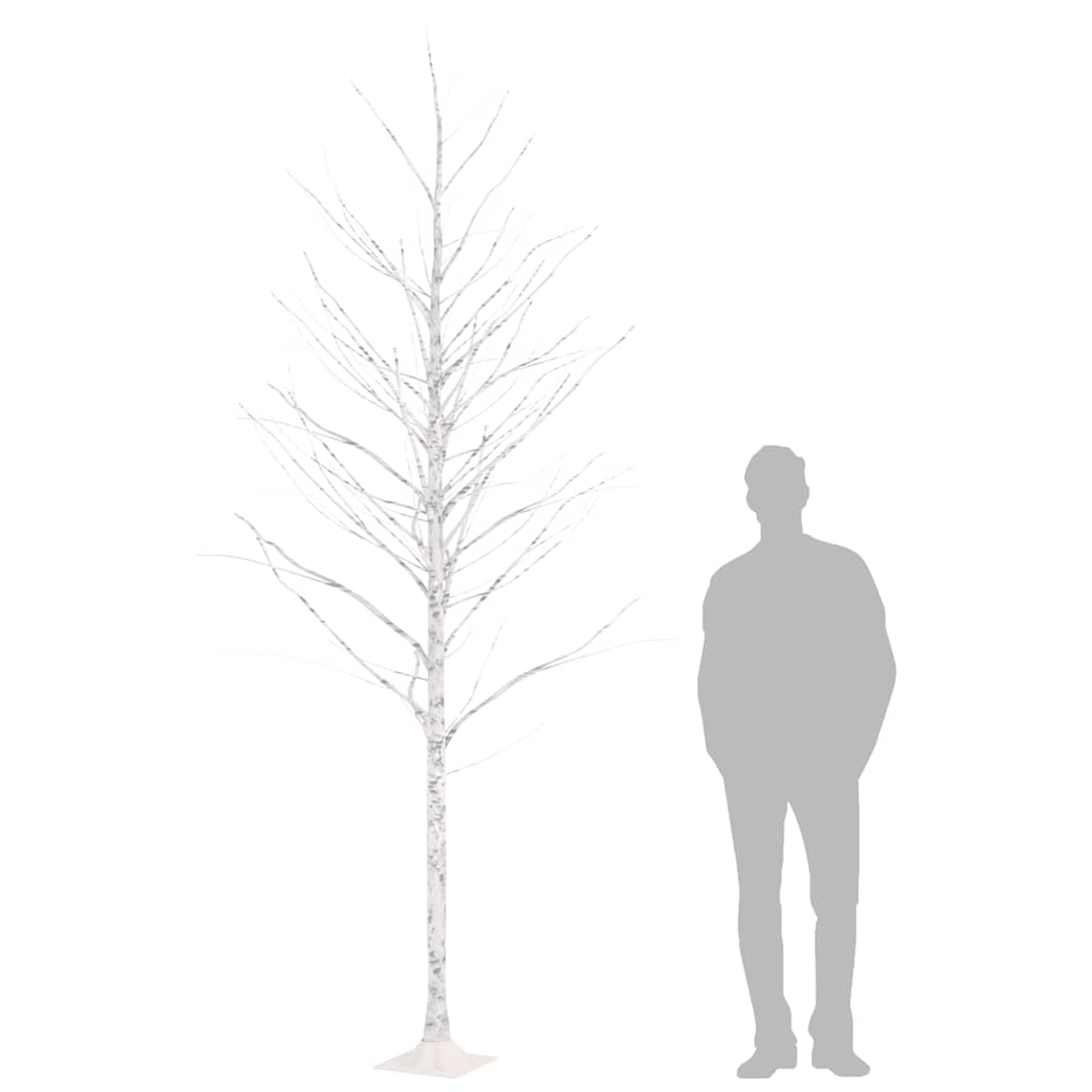 LED birch warm white 240 LEDs 300 cm