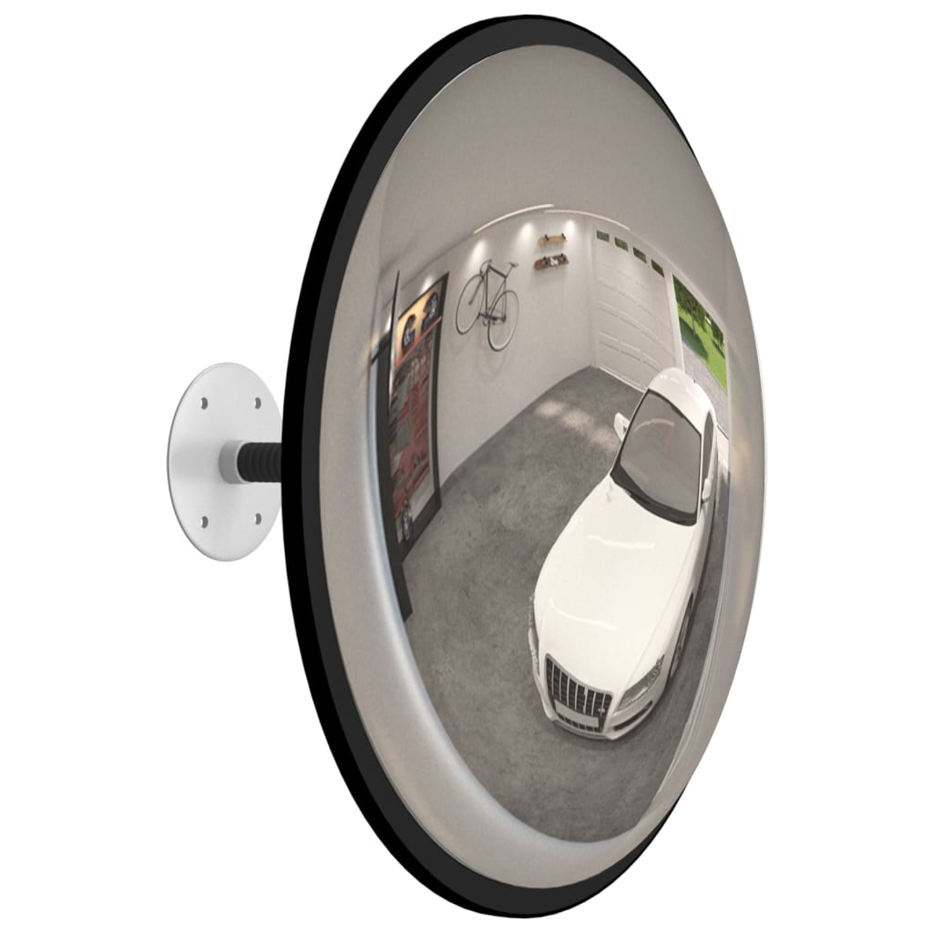 Convex mirror inside black Ø40 cm acrylic