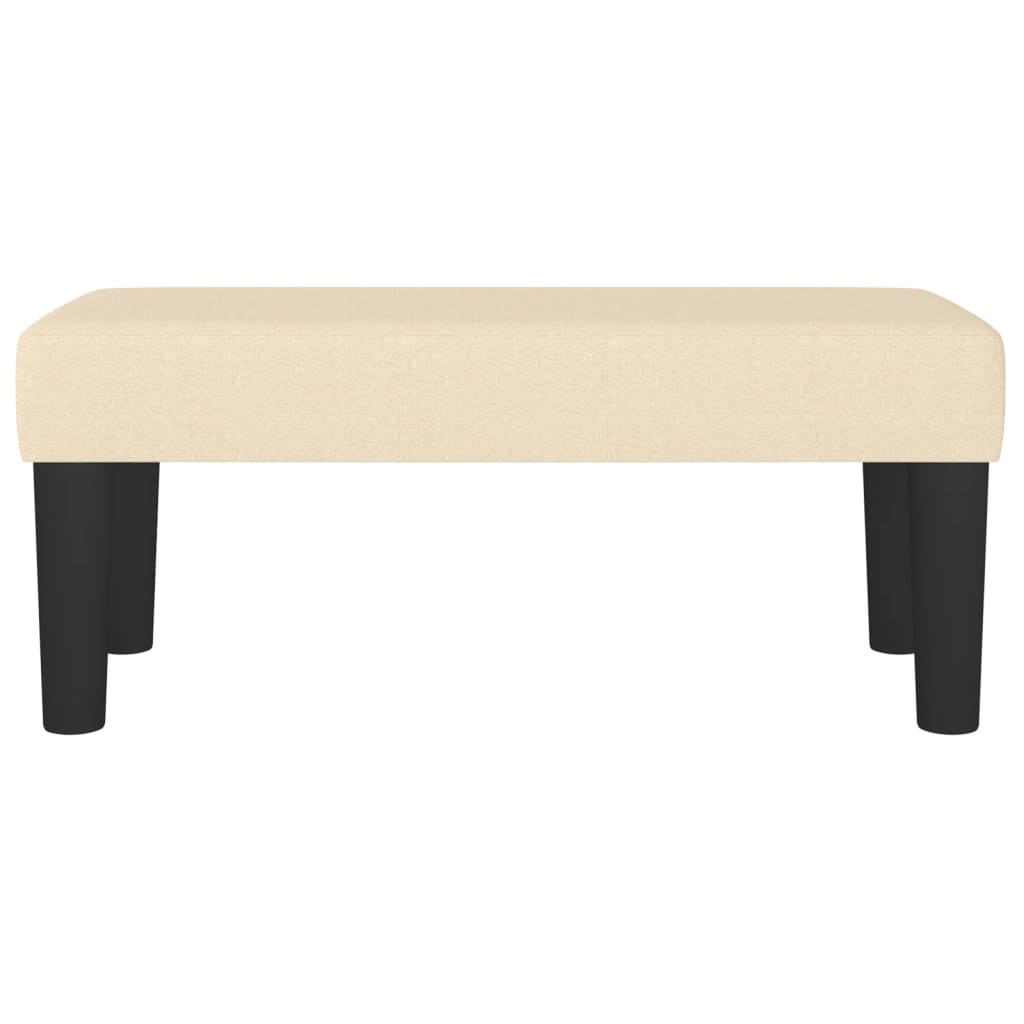 Bench cream 70x30x30 cm fabric